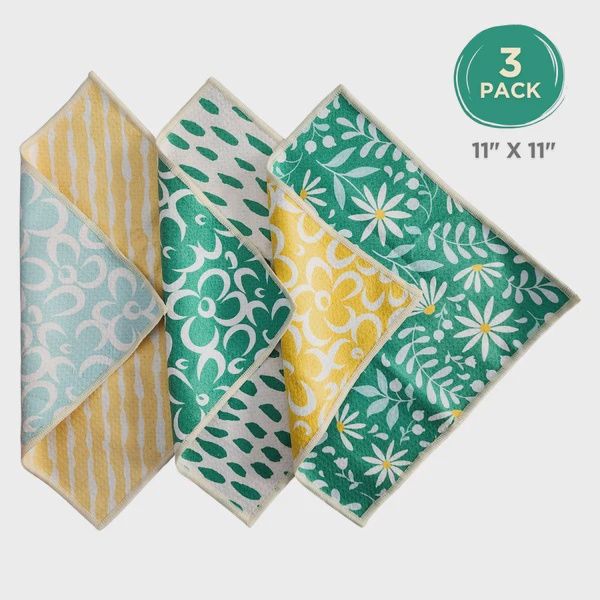 Dual Sided Dish Cloths -Daisy