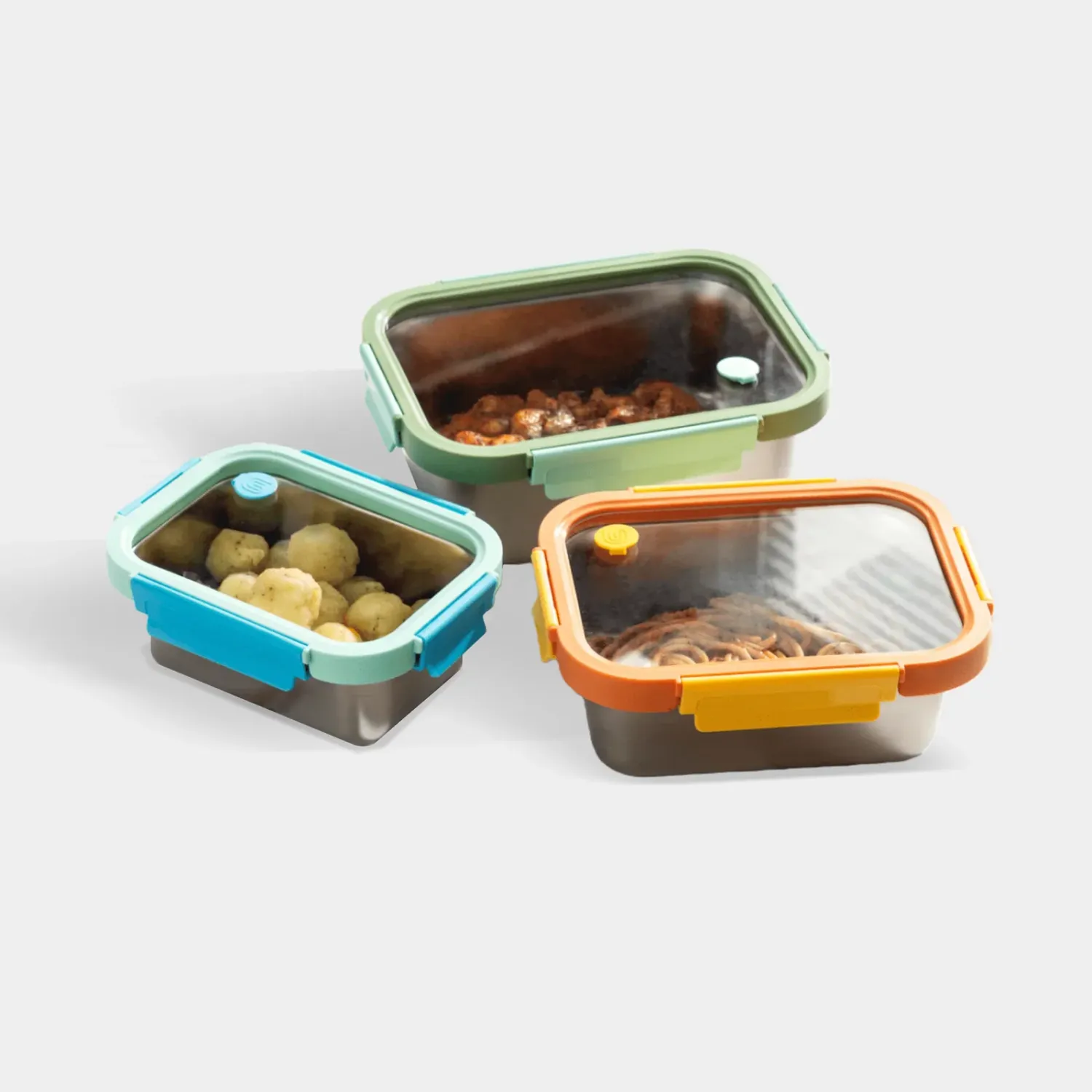 Stainless Steel Container Set - Set of 6