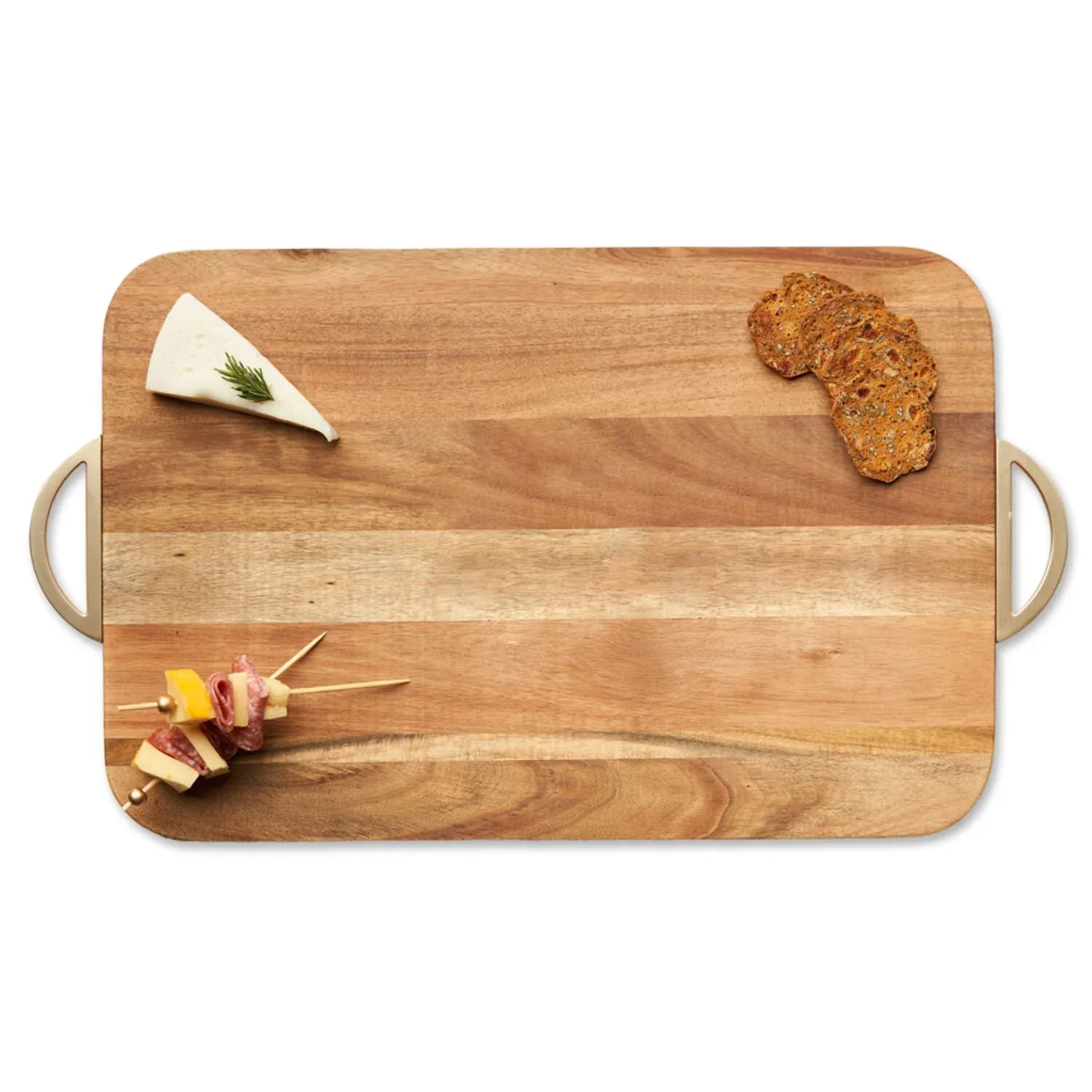 18X12" Modern Acacia Rectangular Board w/handles