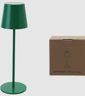Green Metal Table LED Lamp