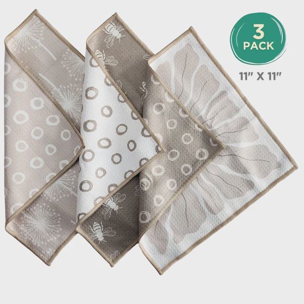 Dual Sided Dish Cloths - Bees