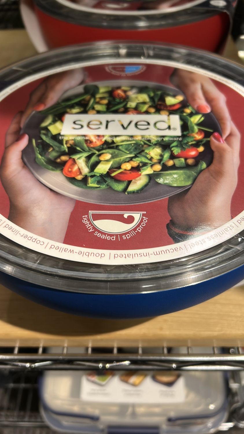 Vacuum-Insulated Serving Bowl - Berry