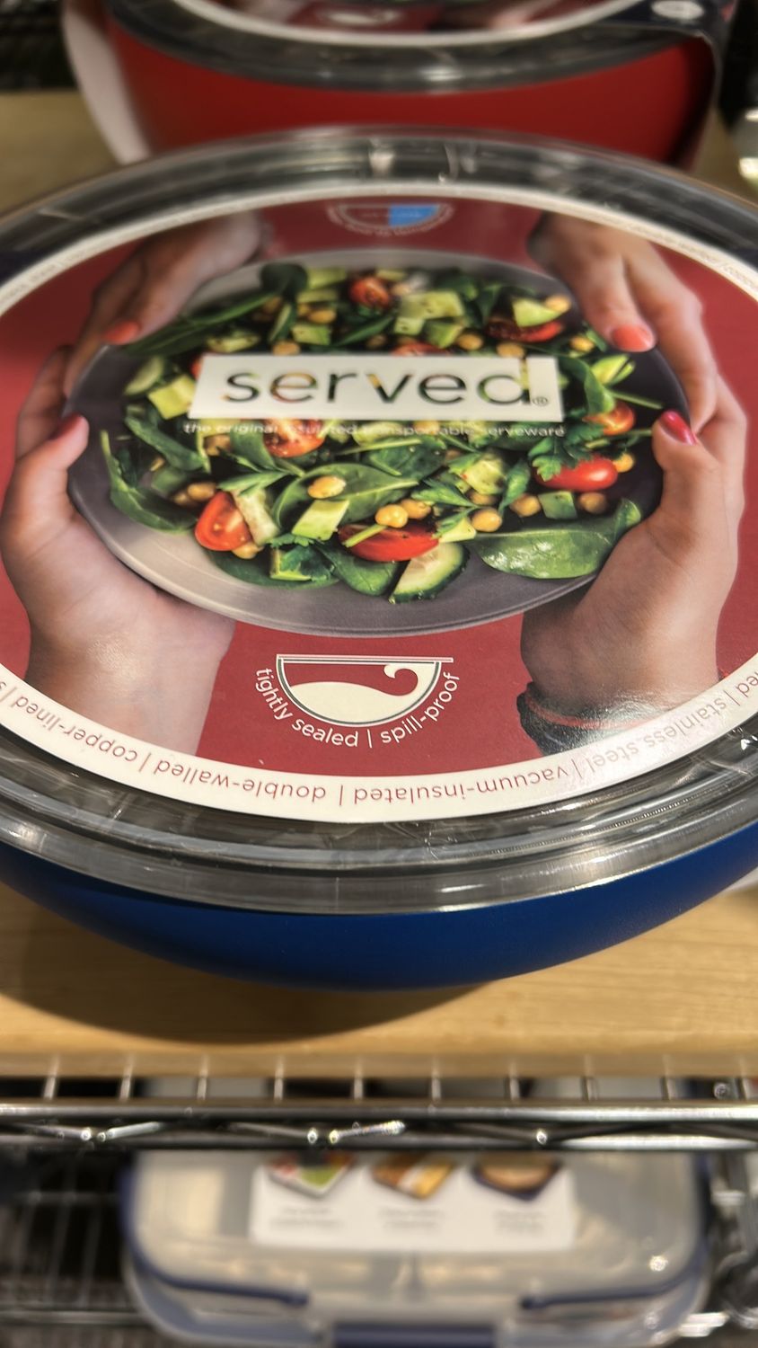 Vacuum-Insulated Serving Bowl - Berry