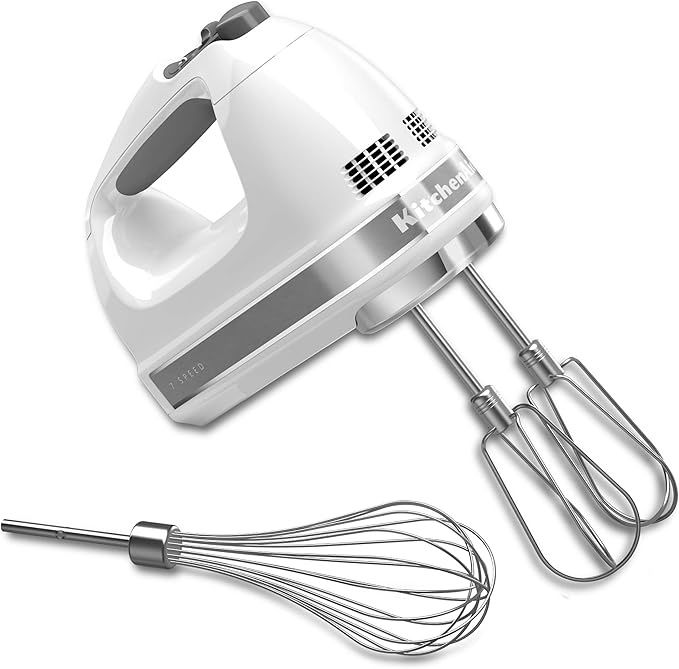 7-Speed Hand Mixer - White