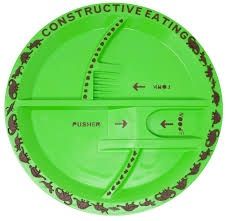 Green Dinosaur Plate
