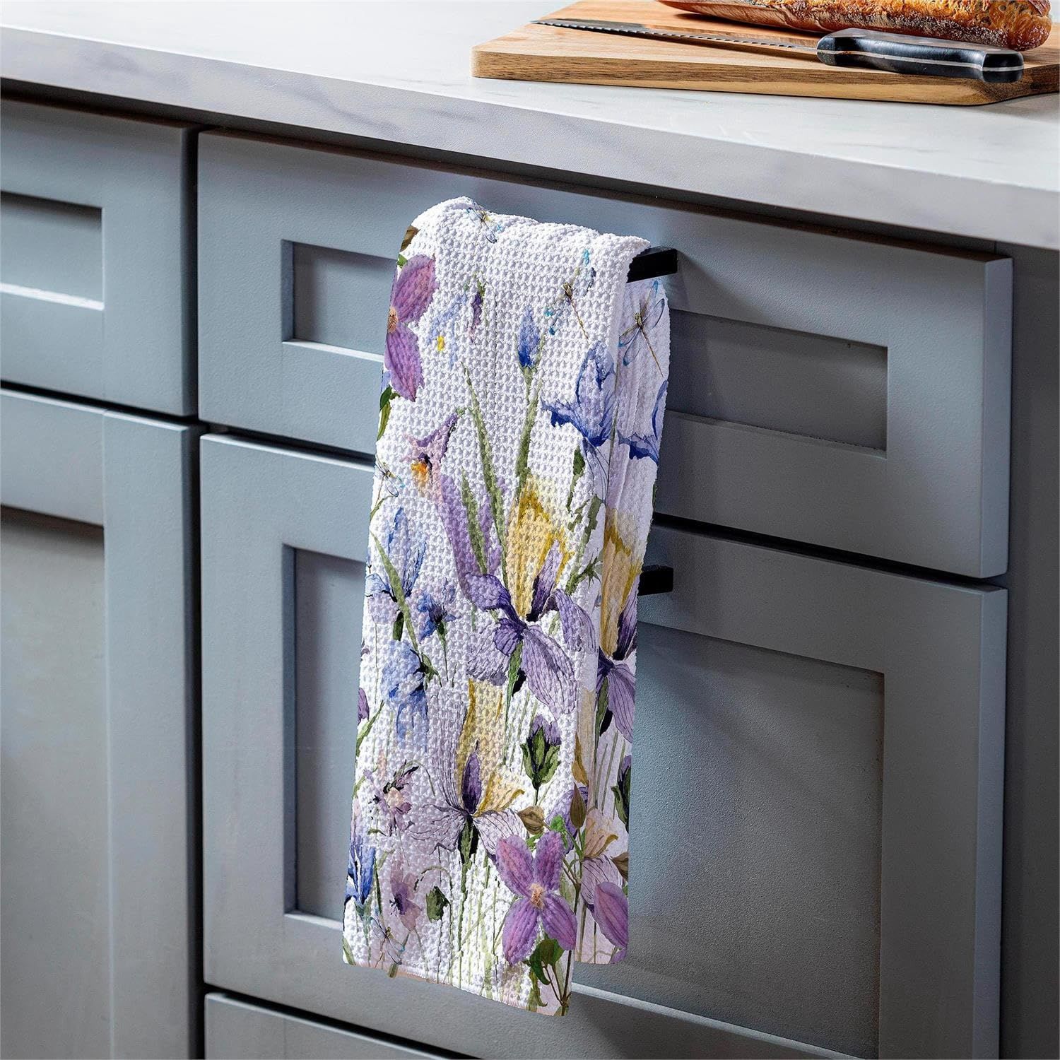 Golden Lilac Quick Dry Kitchen Towel