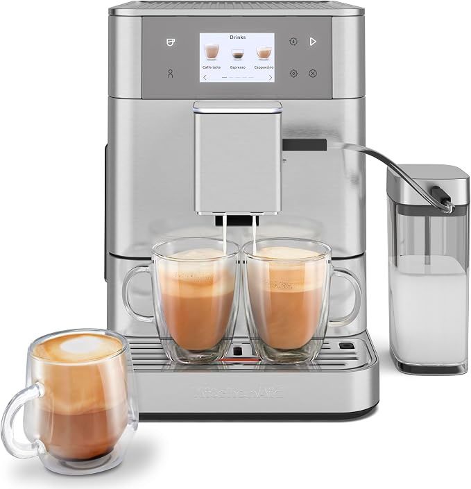 Fully Automatic Espresso Machine w/ Milk Container, Stainless Steel
