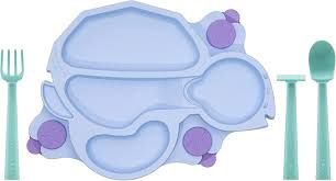 The Turtle Plate - blue