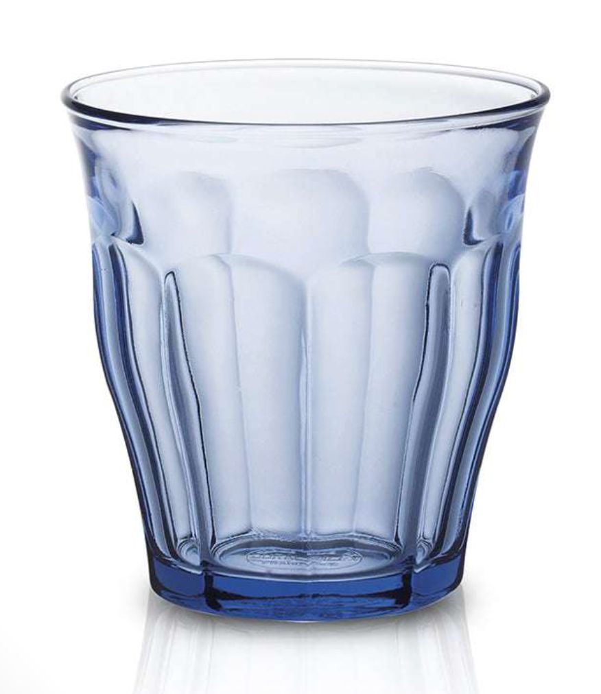 Picardie Transparent Goblet Marine (8oz) - set of 6