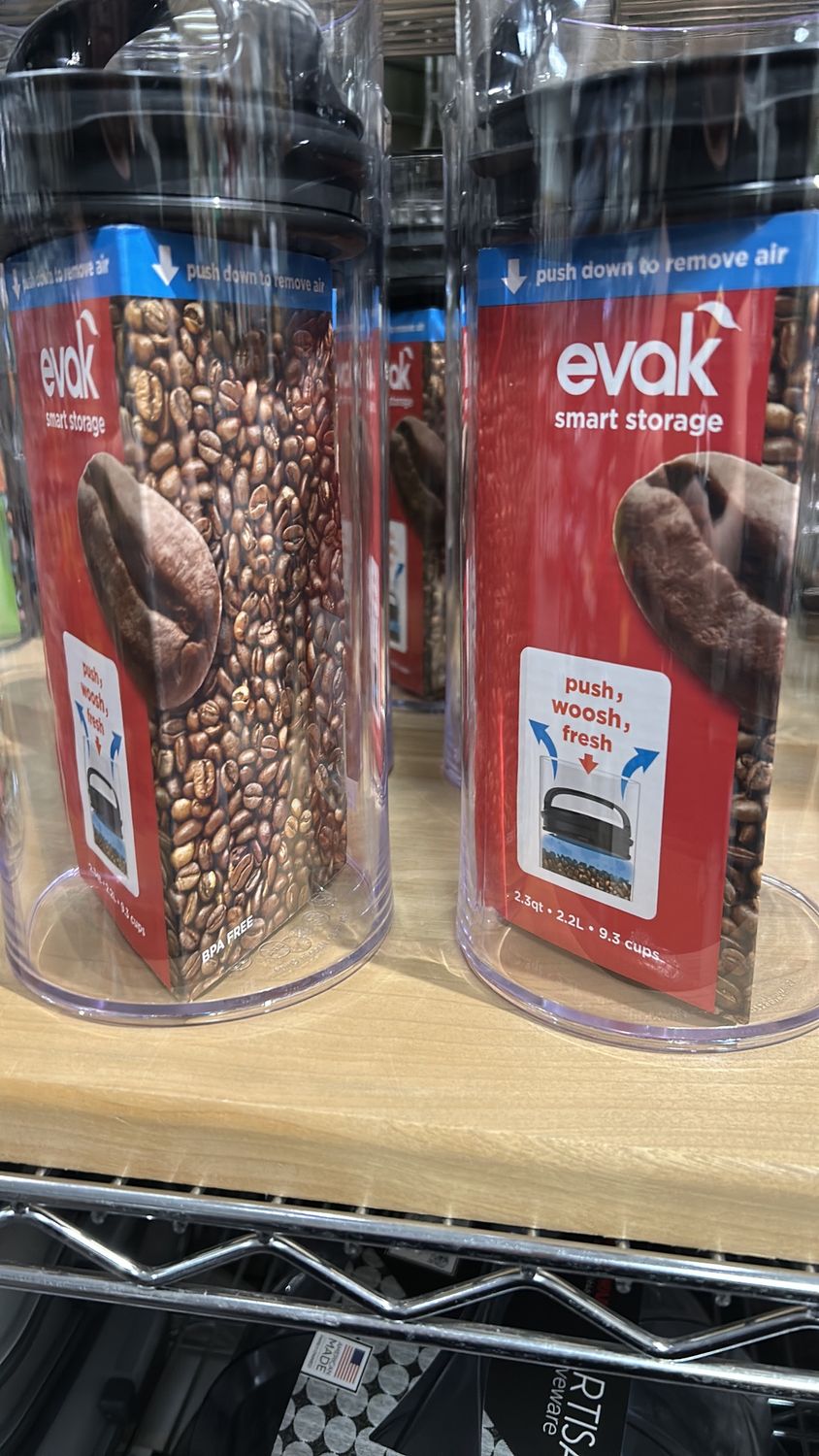 Evak Fresh Medium- Tall- Black Handle