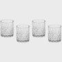 Clear Shatterproof Low Tumbler, set of 4