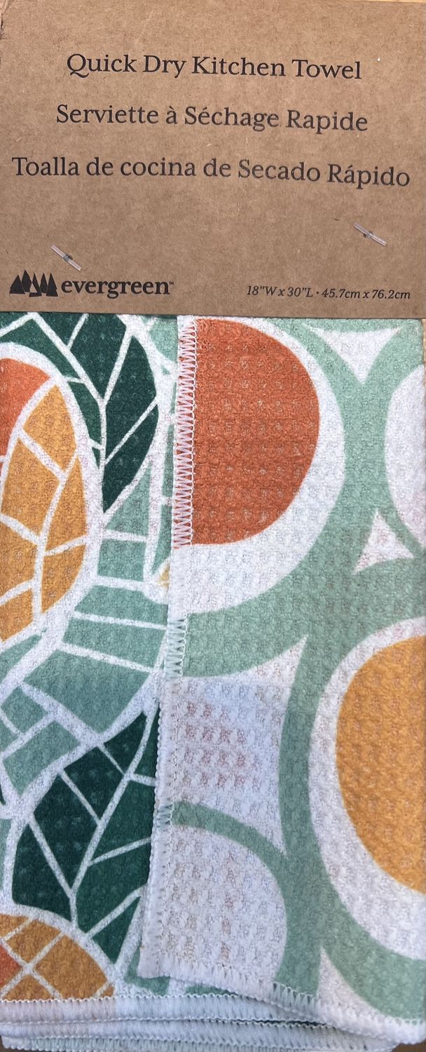 Fruit Mosaic Quick Dry Kitchen Towel