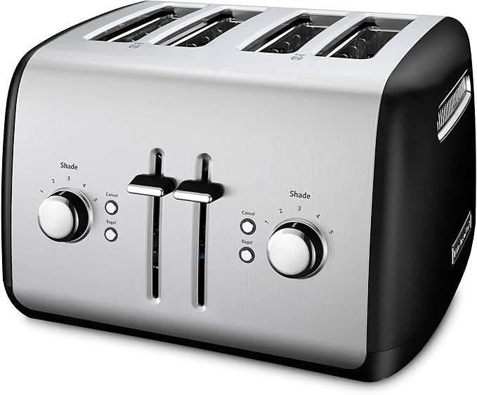 4 Slice Toaster - Black