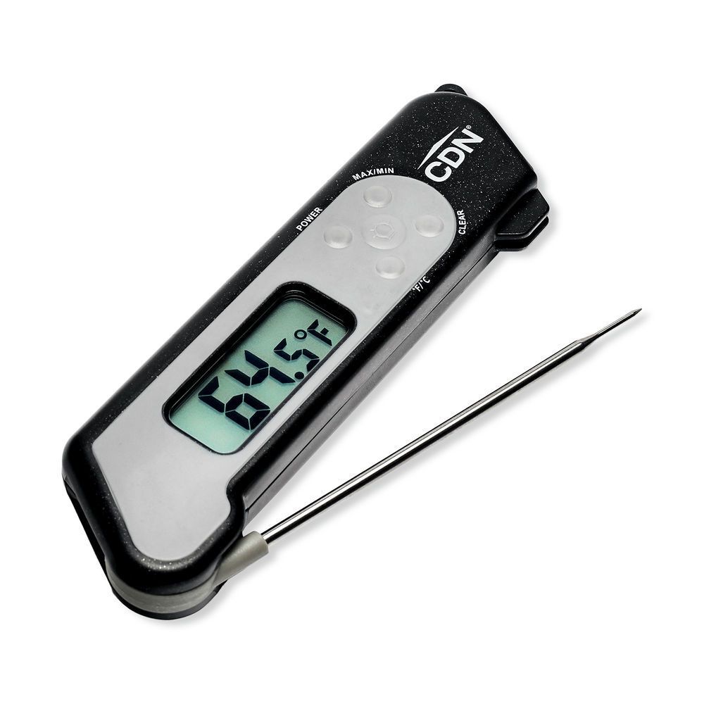 Folding Thermocouple Thermometer - Black