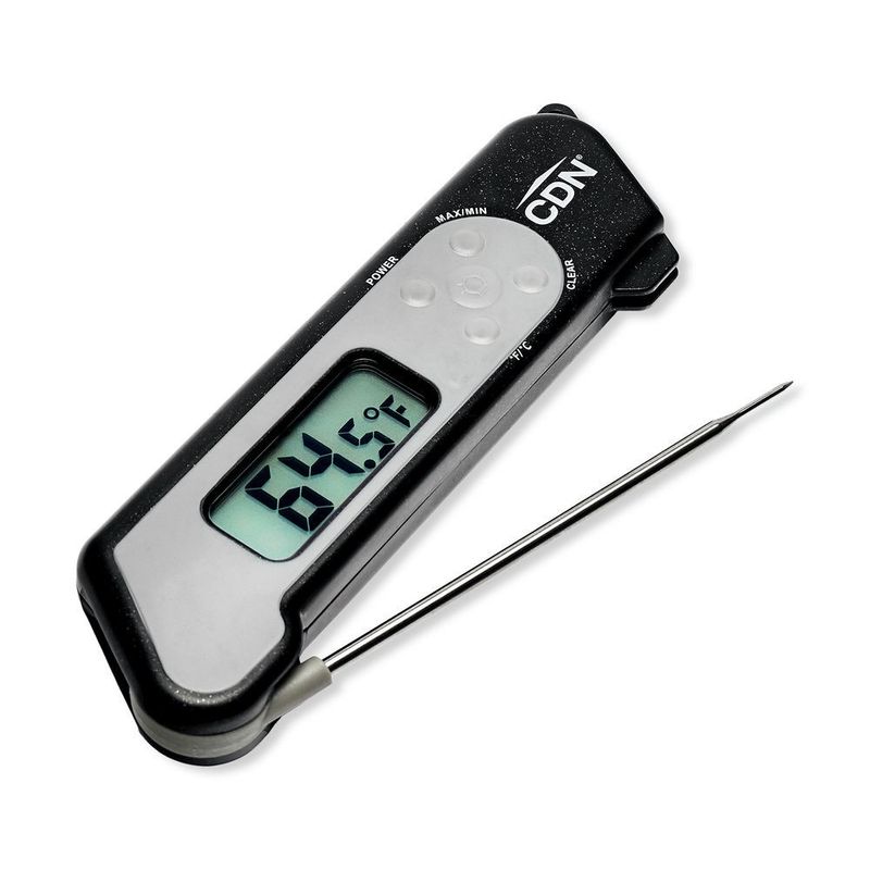 Folding Thermocouple Thermometer - Black