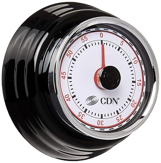 Compact Mechanical Timer (Black)