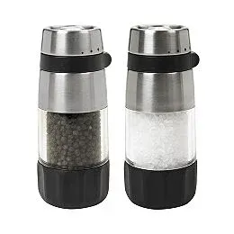 Accent Mess Free Salt and Pepper Grinder Set