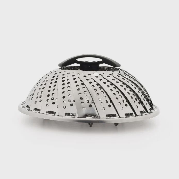 Stainless Steel Steamer with Extendable Handle