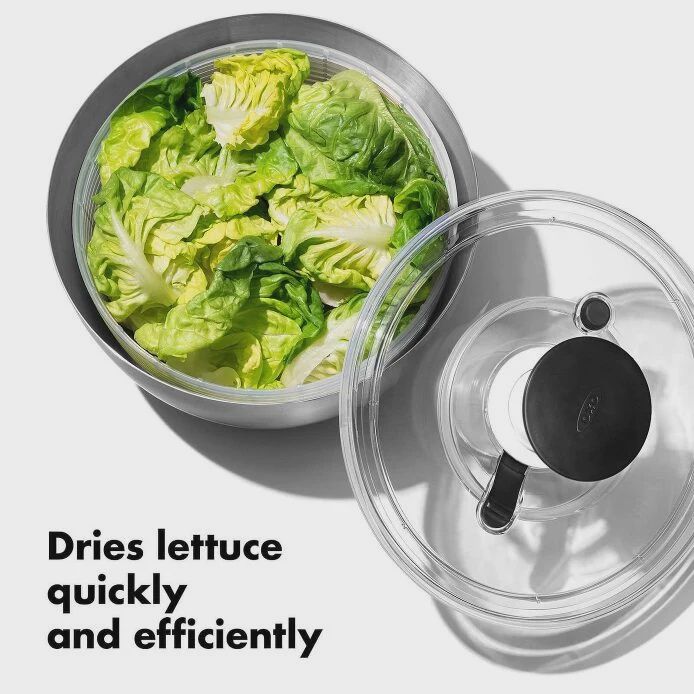 Steel Salad Spinner