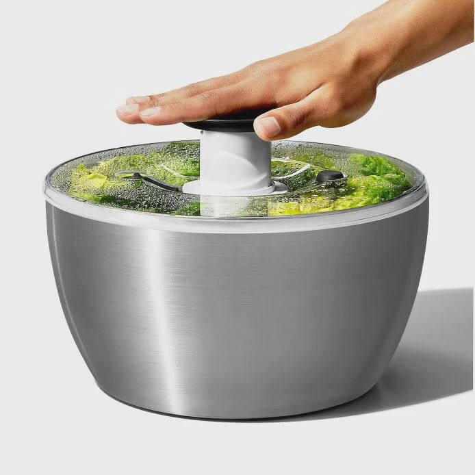 Steel Salad Spinner