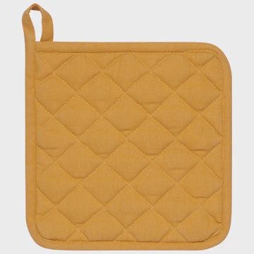 Heirloom Quilted Potholder - Ochre