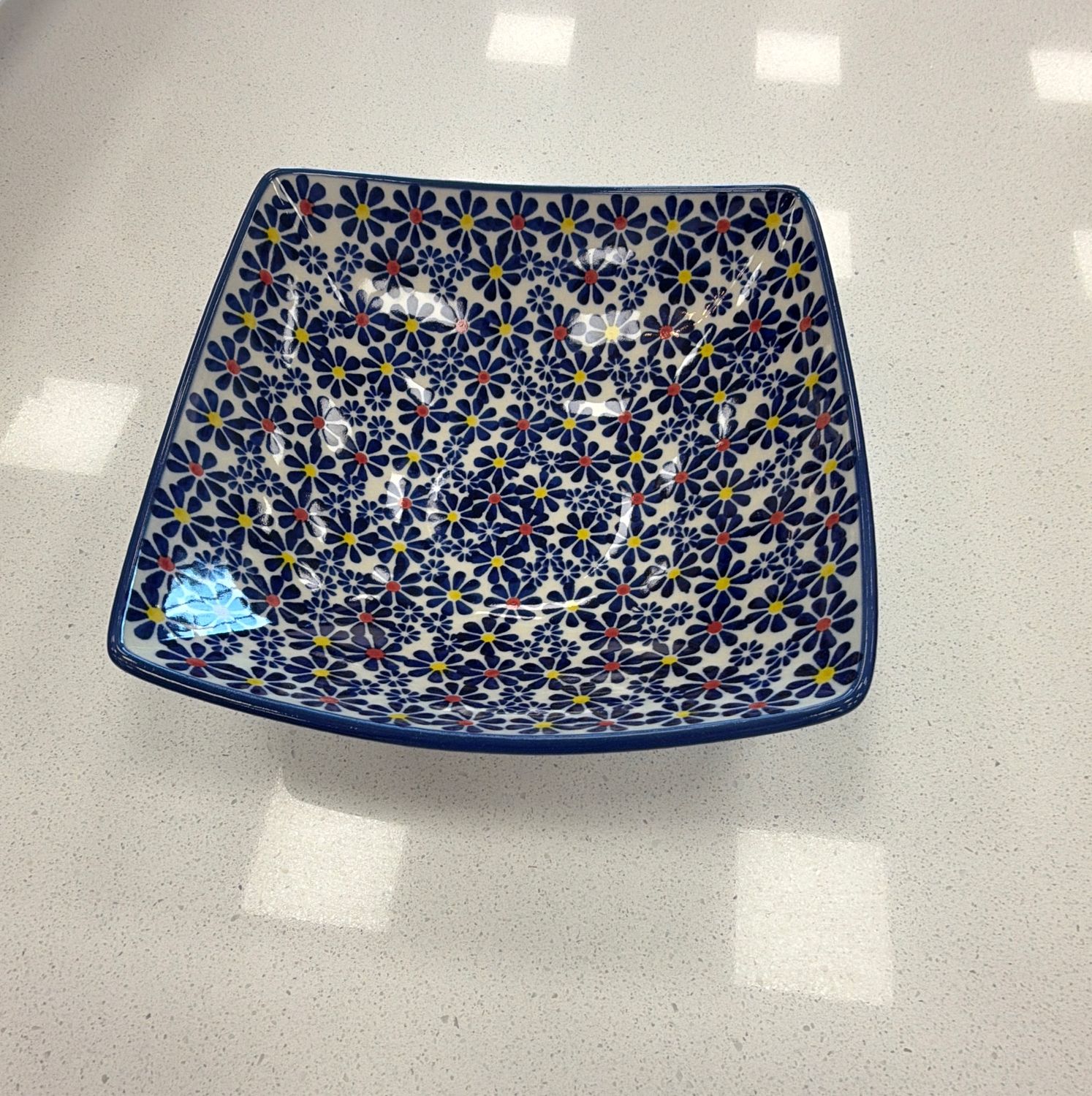 7.75” Nut Bowl - Field of Daisies