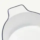 Oval Baking Dish blue rim