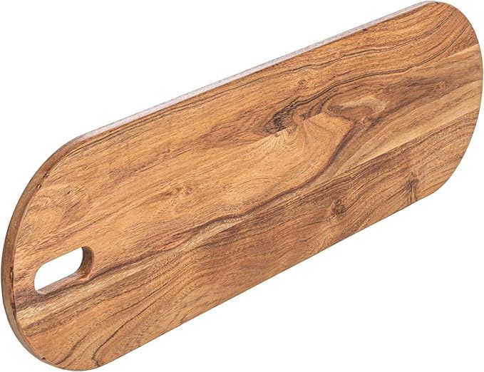 Acacia Wood Serving Board w/ Handle