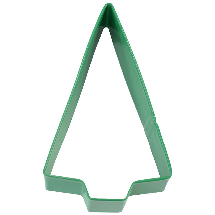 Triangle Tree Cookie Cutter - Green Polyresin