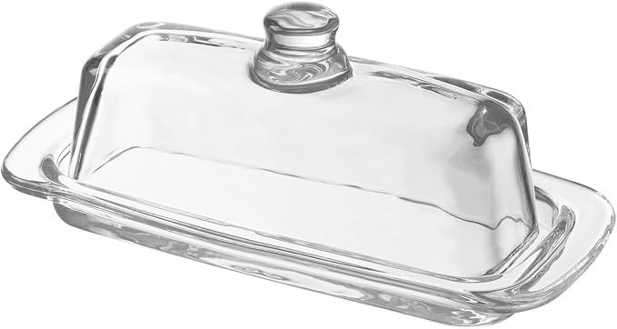 Glass Butter Dish Clear