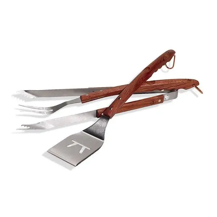 BBQ Tool Set 3 Piece Rosewood