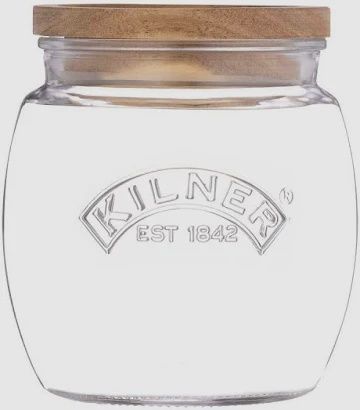 29oz Universal Storage Jar w/wooden lid