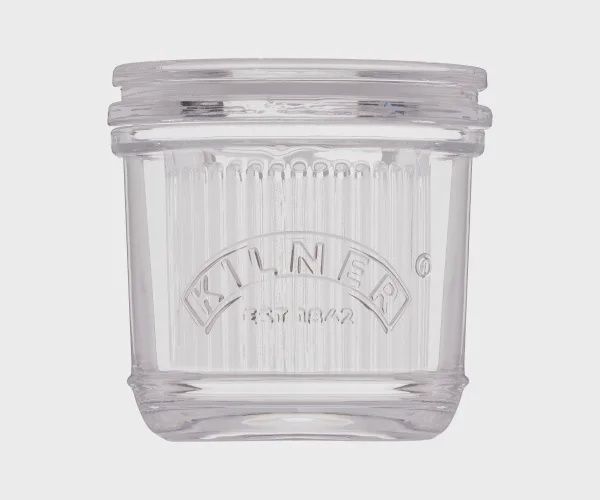Glass Butter Crock
