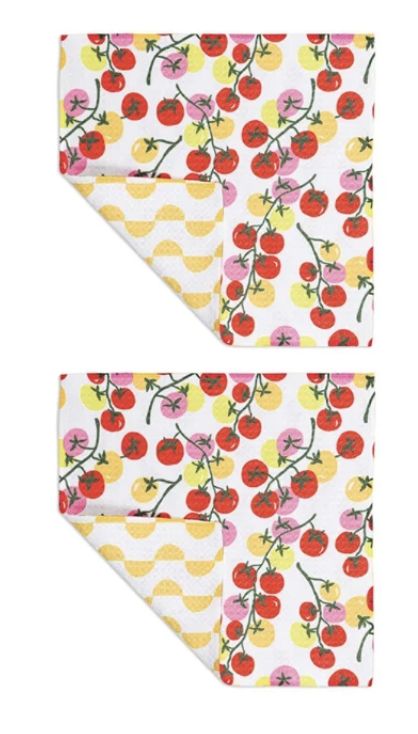 Cherry Tomatoes Dish Cloth (Set of 2)