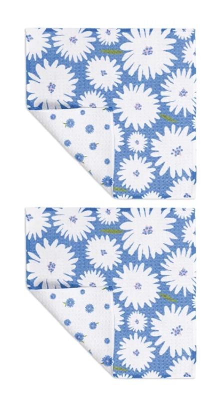 Daisy Toss Dish Cloth (Set of 2)