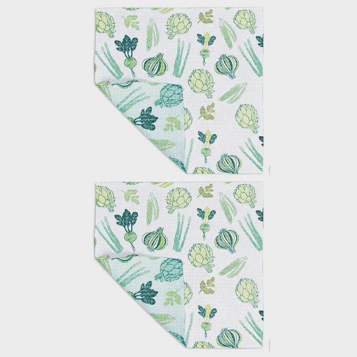 Spring Greens Dish Cloth (set of 2)