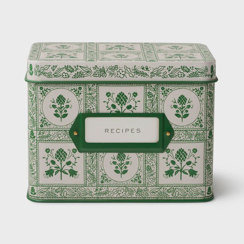 Artichoke Recipe Tin