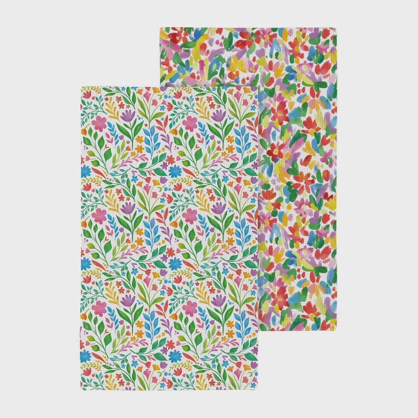 What She Shed - Botanical Colors Quick Dry Kitchen Towel