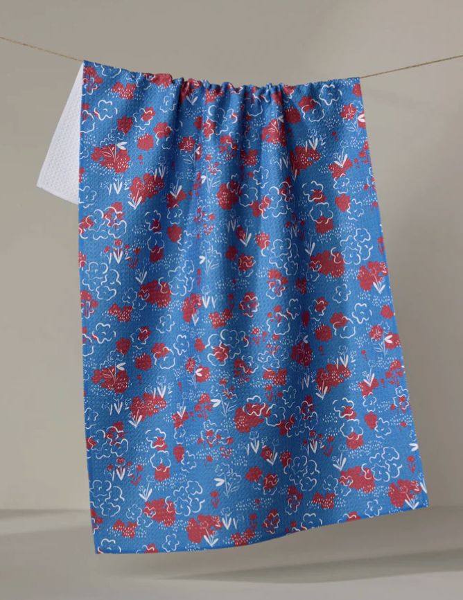 Patriotic Garden Tea Towel