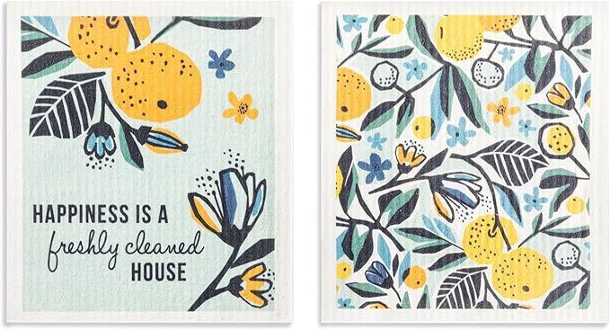 Citris Bloom Bio Dish Cloth - Set of 2