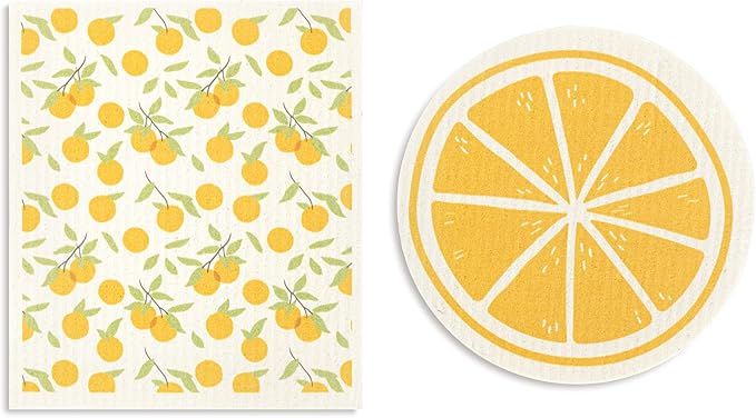 Citrus Bio Dish Cloth - Set of 2