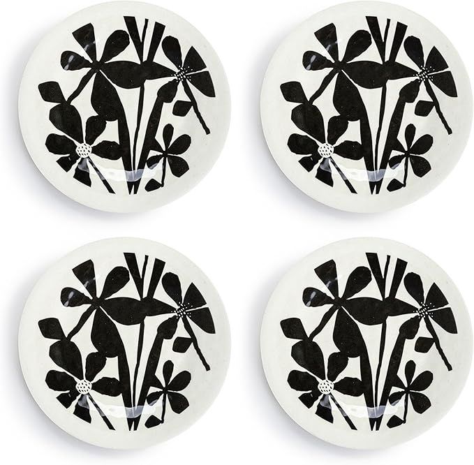 Bold Floral Melamine Appetizer Plates
