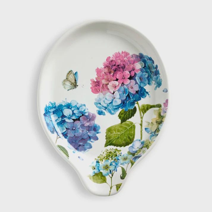 Hydrangea Ceramic Spoon Rest