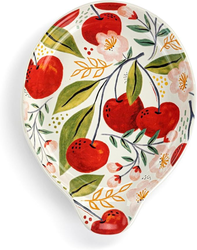 Cherry Ceramic Spoon Rest