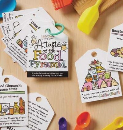 Little Chefs Pyramid Recipe Cards
