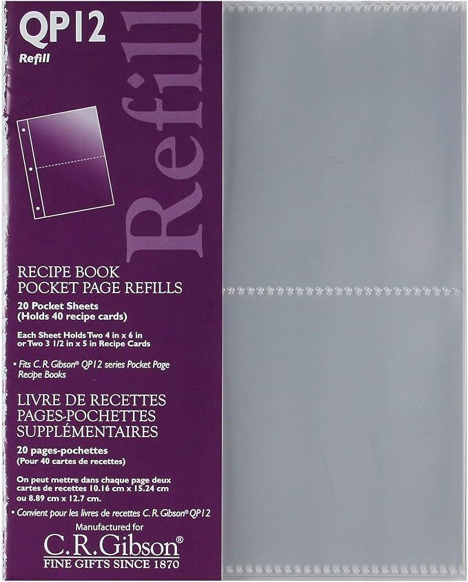Transparent Pocket Page Refills