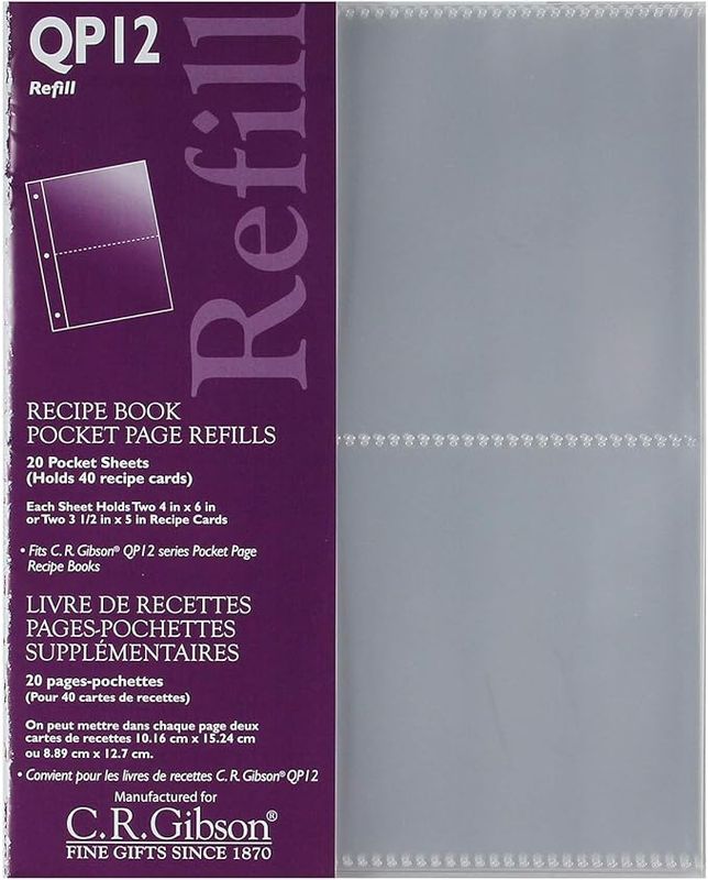 Transparent Pocket Page Refills