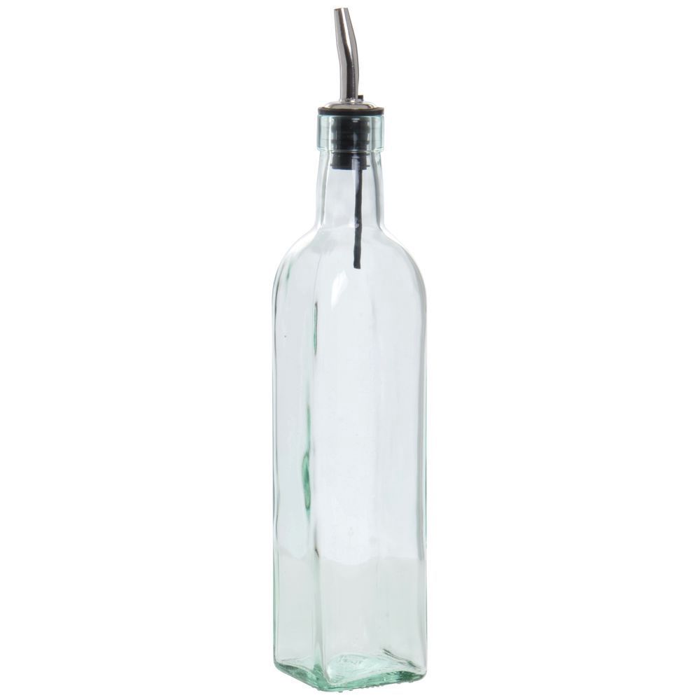 Green Tinted Oil Bottle 16 oz