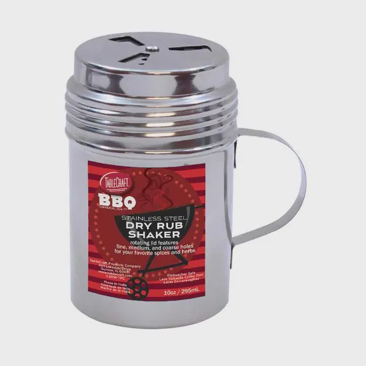 SS Dry Rub Shaker 10oz