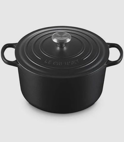 Signature Deep Round Oven, 6.5 Qt, Licorice reg $460